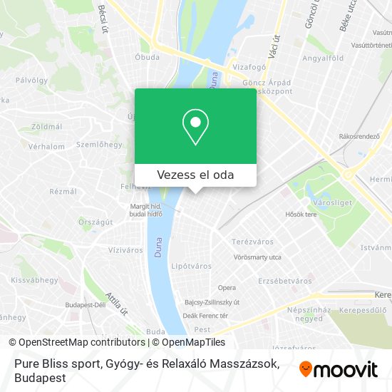 Pure Bliss sport, Gyógy- és Relaxáló Masszázsok térkép