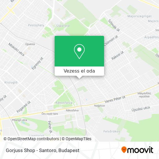 Gorjuss Shop - Santoro térkép