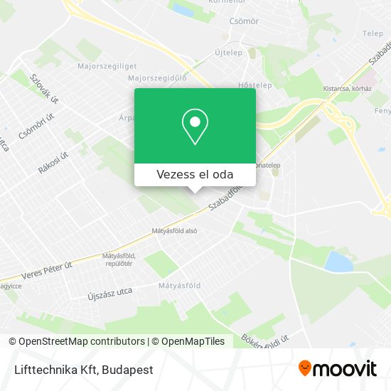 Lifttechnika Kft térkép