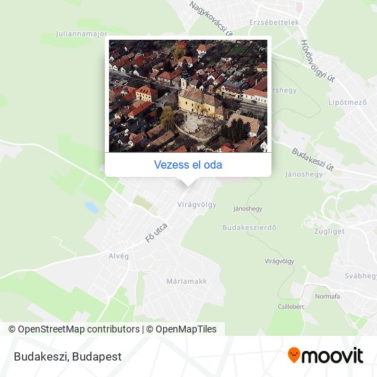 Budakeszi térkép