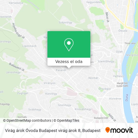 Virág árok Óvoda Budapest virág árok 8 térkép