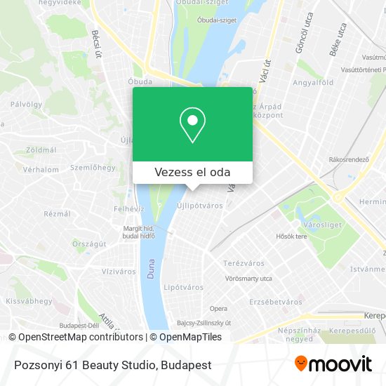 Pozsonyi 61 Beauty Studio térkép