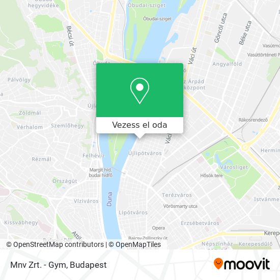 Mnv Zrt. - Gym térkép