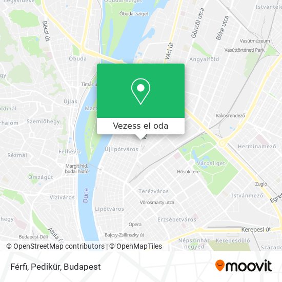 Férfi, Pedikür térkép
