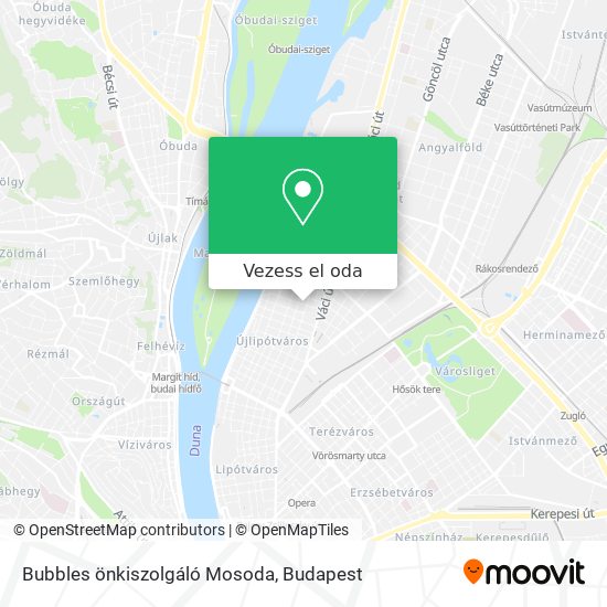 Bubbles önkiszolgáló Mosoda térkép