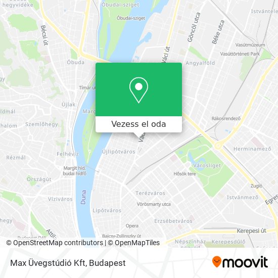 Max Üvegstúdió Kft térkép