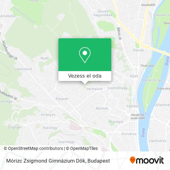 Mórizc Zsigmond Gimnázium Dök térkép