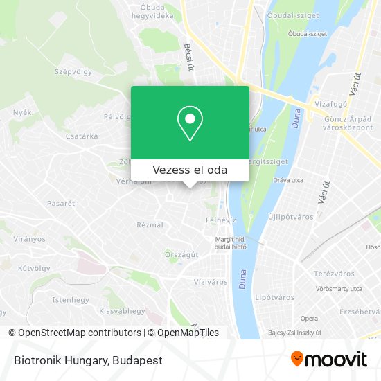 Biotronik Hungary térkép
