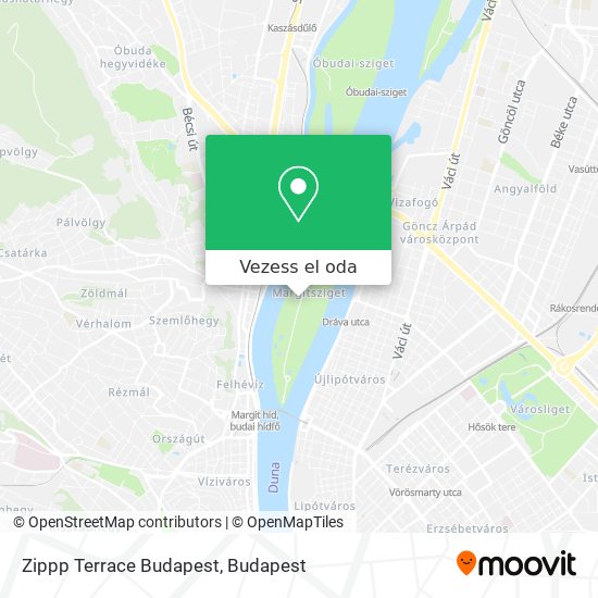 Zippp Terrace Budapest térkép