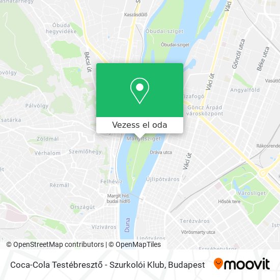 Coca-Cola Testébresztő - Szurkolói Klub térkép