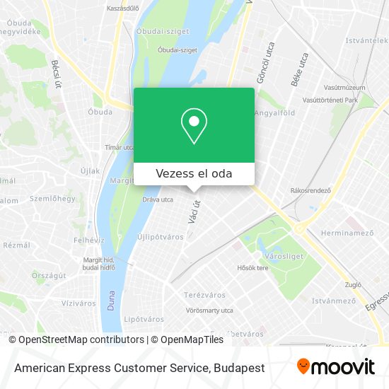 American Express Customer Service térkép