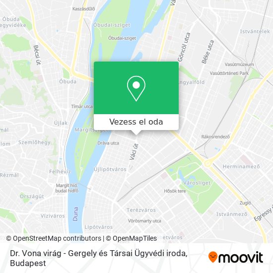 Dr. Vona virág - Gergely és Társai Ügyvédi iroda térkép
