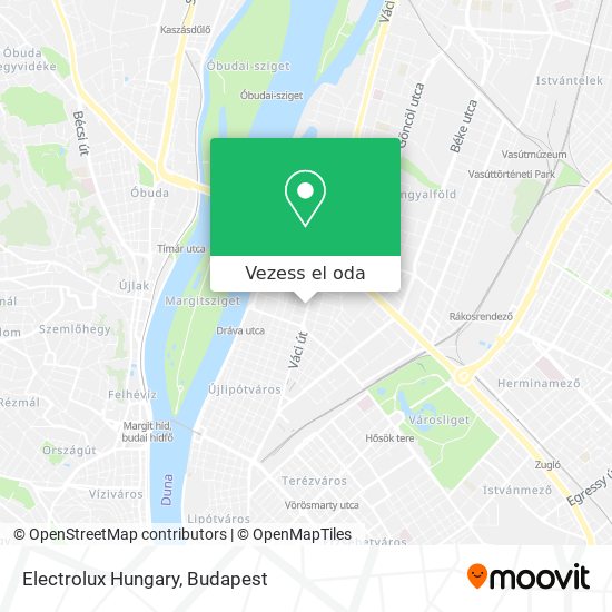 Electrolux Hungary térkép