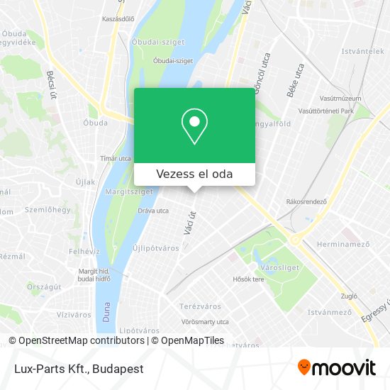 Lux-Parts Kft. térkép