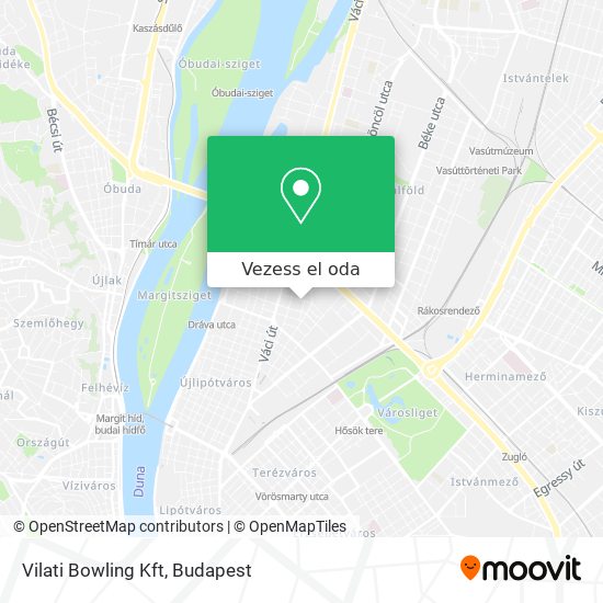 Vilati Bowling Kft térkép