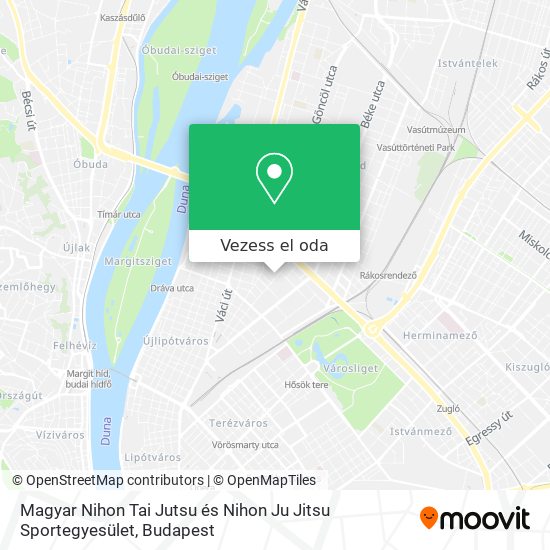 Magyar Nihon Tai Jutsu és Nihon Ju Jitsu Sportegyesület térkép