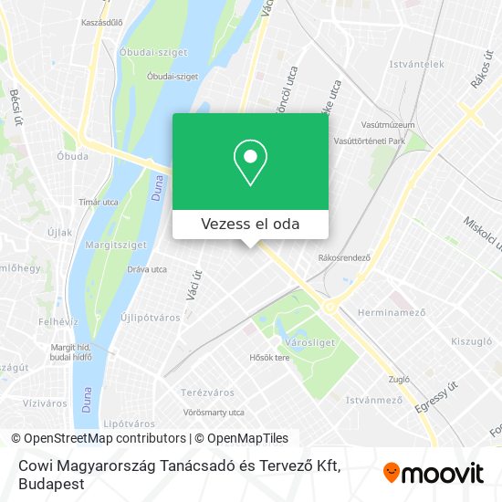 Cowi Magyarország Tanácsadó és Tervező Kft térkép
