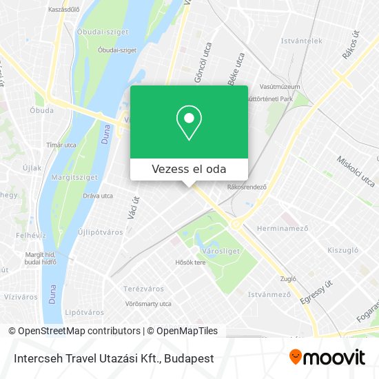 Intercseh Travel Utazási Kft. térkép