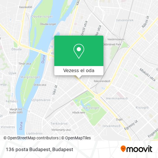 136 posta Budapest térkép