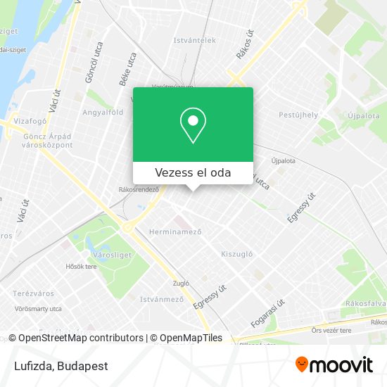 Lufizda térkép