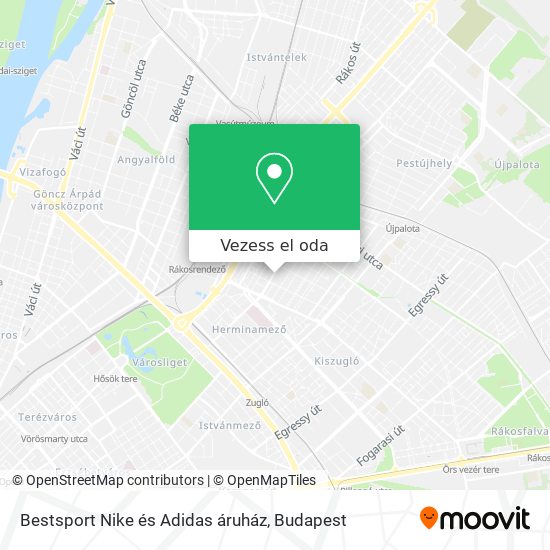 Bestsport Nike és Adidas áruház térkép