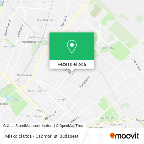 Miskolci utca / Csömöri út térkép