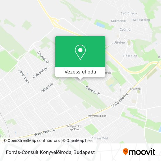 Forrás-Consult Könyvelőiroda térkép