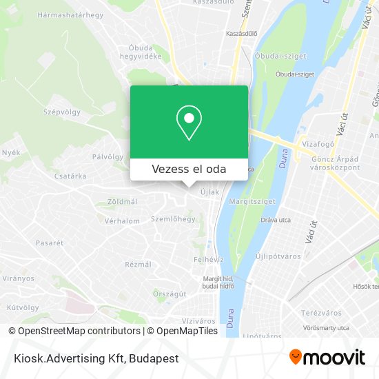 Kiosk.Advertising Kft térkép