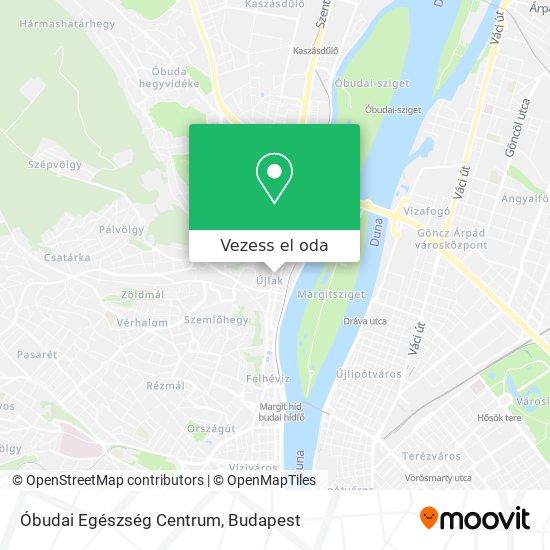 Óbudai Egészség Centrum térkép