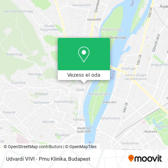 Udvardi VIVI - Pmu Klinika térkép