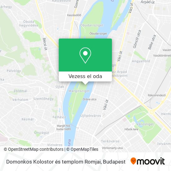 Domonkos Kolostor és templom Romjai térkép