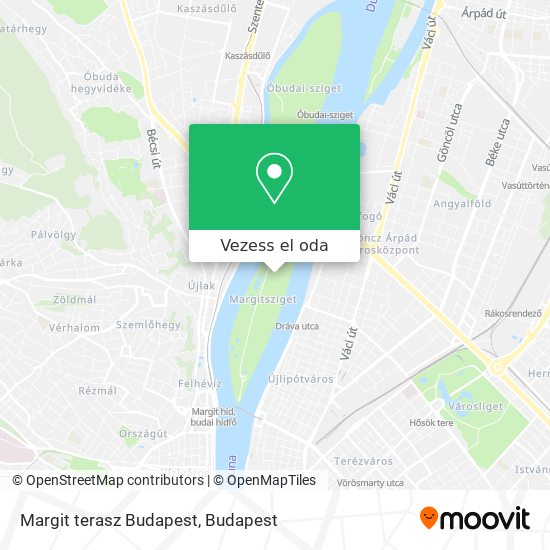 Margit terasz Budapest térkép