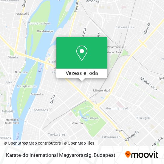 Karate-do International Magyarország térkép