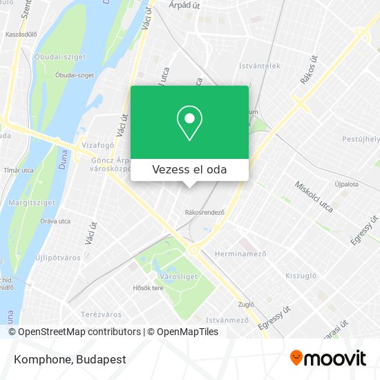 Komphone térkép