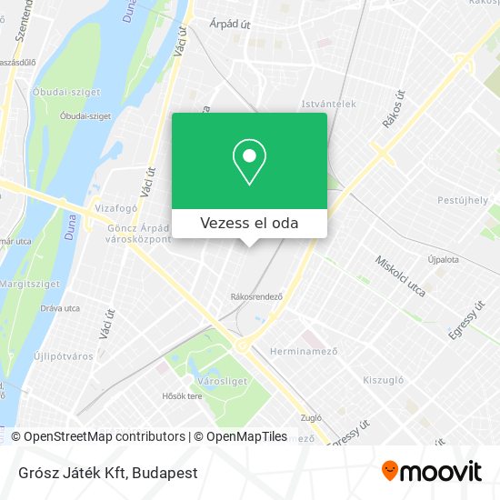 Grósz Játék Kft térkép