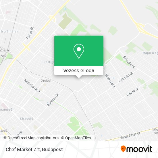 Chef Market Zrt térkép