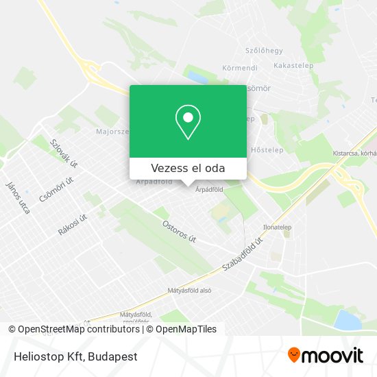 Heliostop Kft térkép