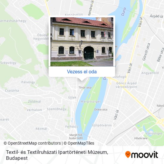 Textil- és Textilruházati Ipartörténeti Múzeum térkép