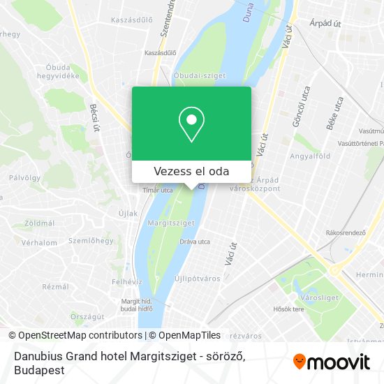Danubius Grand hotel Margitsziget - söröző térkép