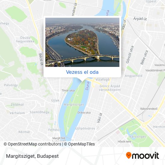 Margitsziget térkép