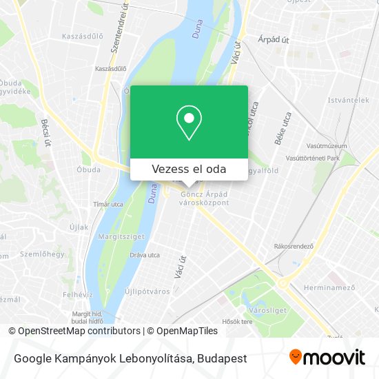 Google Kampányok Lebonyolítása térkép