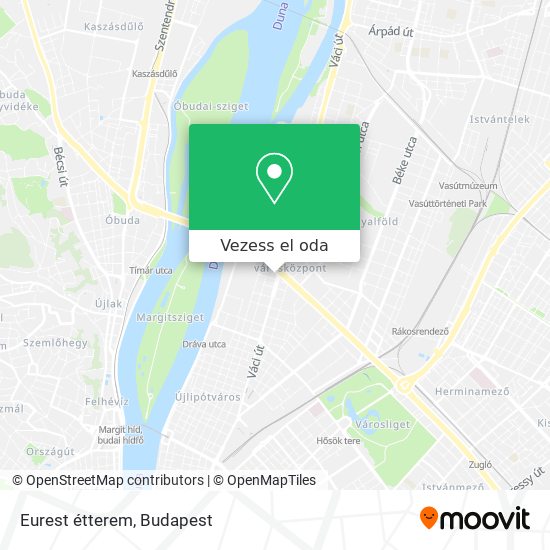 Eurest étterem térkép