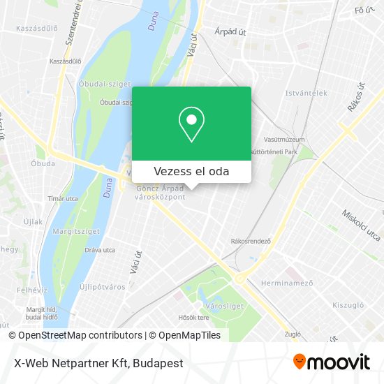 X-Web Netpartner Kft térkép
