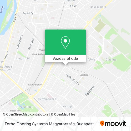 Forbo Flooring Systems Magyarország térkép