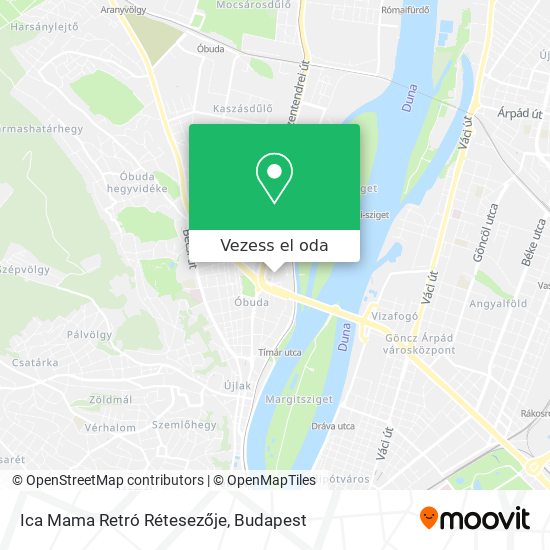 Ica Mama Retró Rétesezője térkép