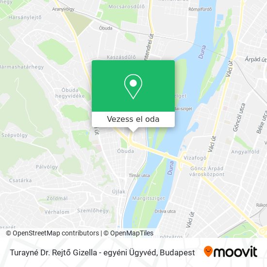 Turayné Dr. Rejtő Gizella - egyéni Ügyvéd térkép
