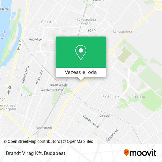 Brandt Virag Kft térkép