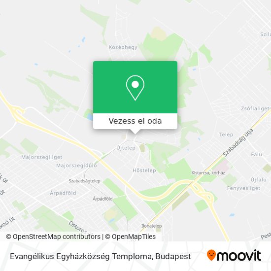 Evangélikus Egyházközség Temploma térkép