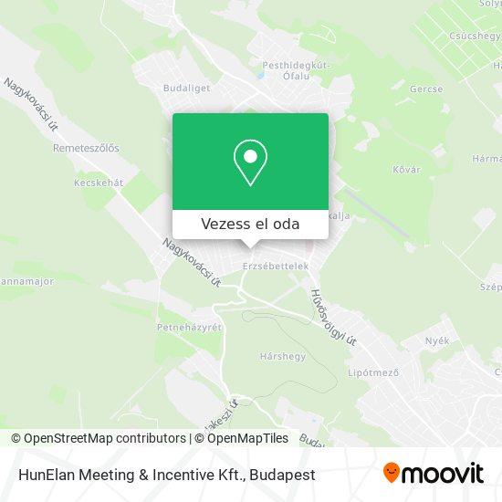 HunElan Meeting & Incentive Kft. térkép