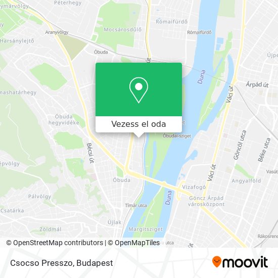 Csocso Presszo térkép
